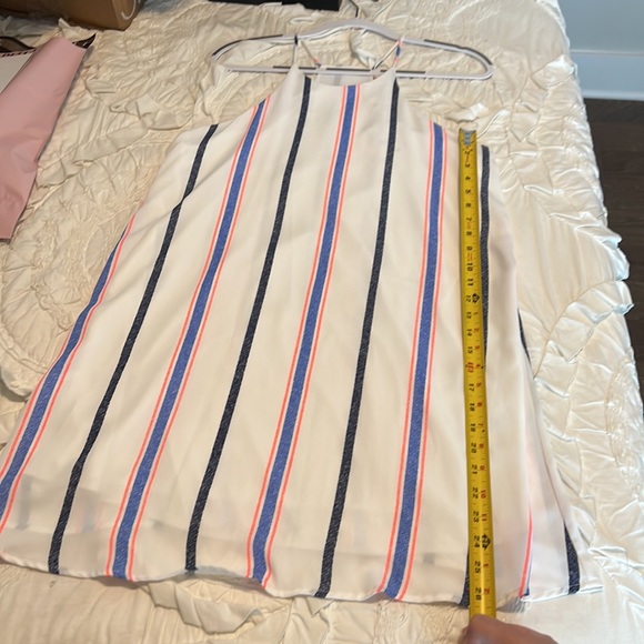 WHITE STRIPED SUNDRESS - Picture 6 of 7